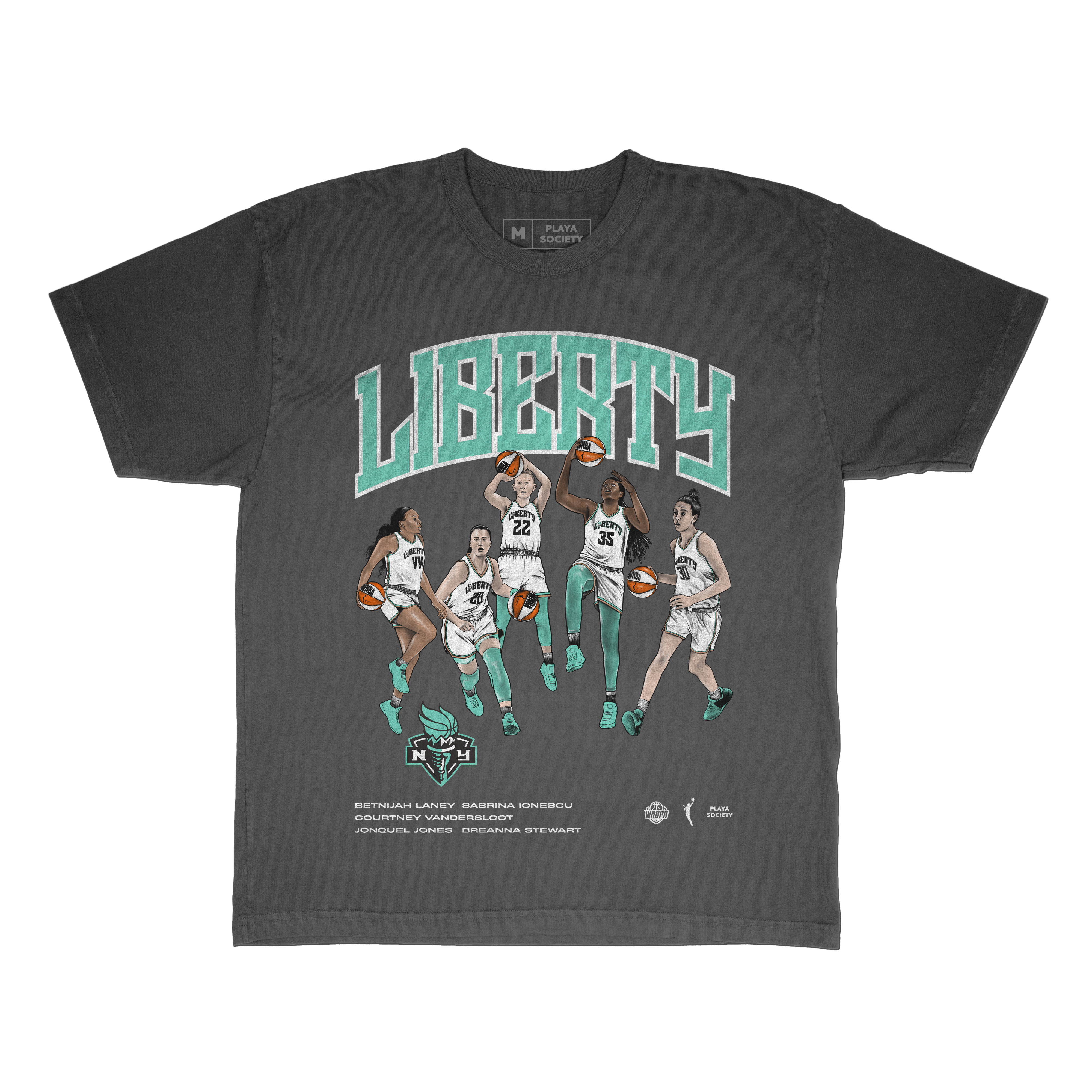 Playa Society WNBA New York Liberty Team Shorts