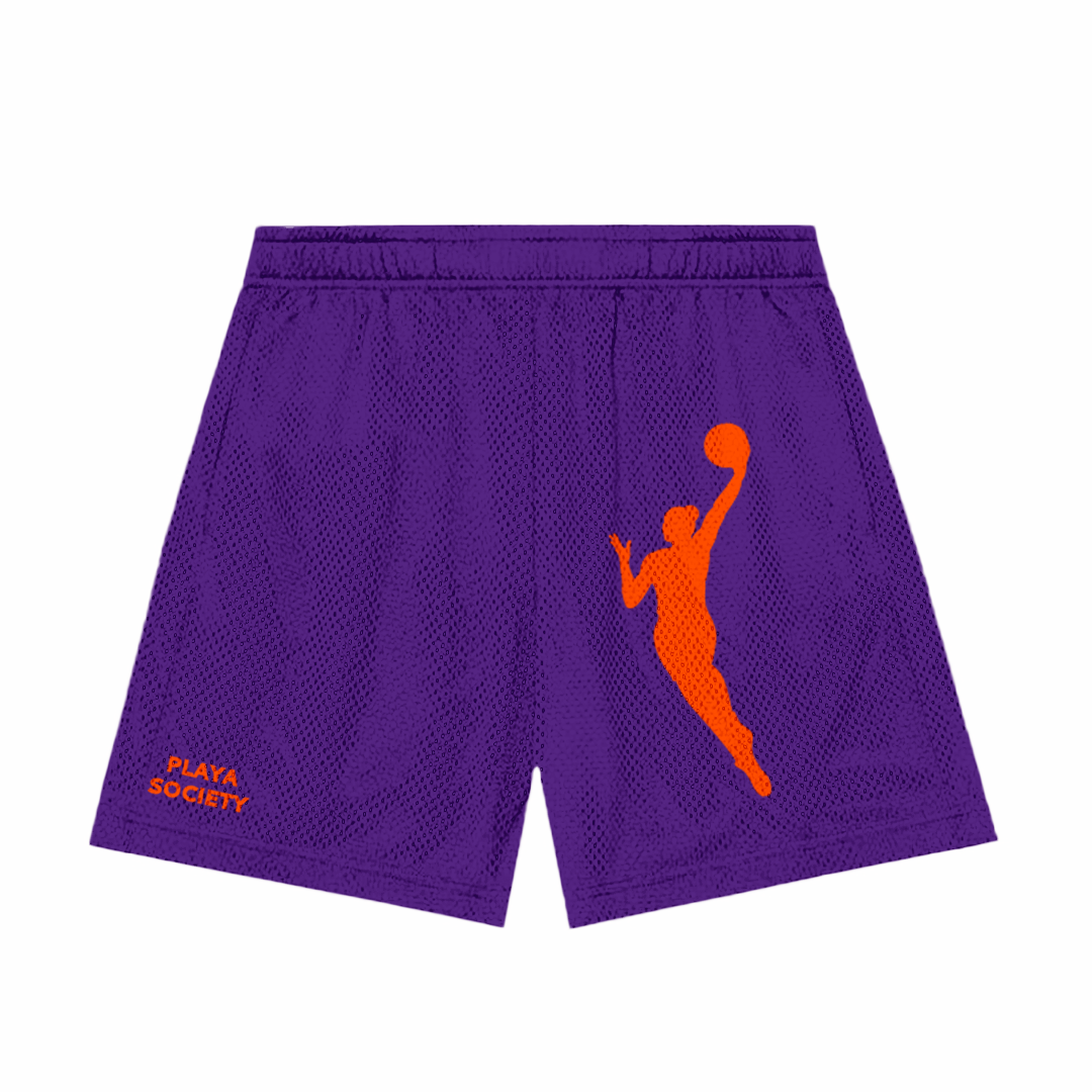 Playa Society WNBA Logo Shorts