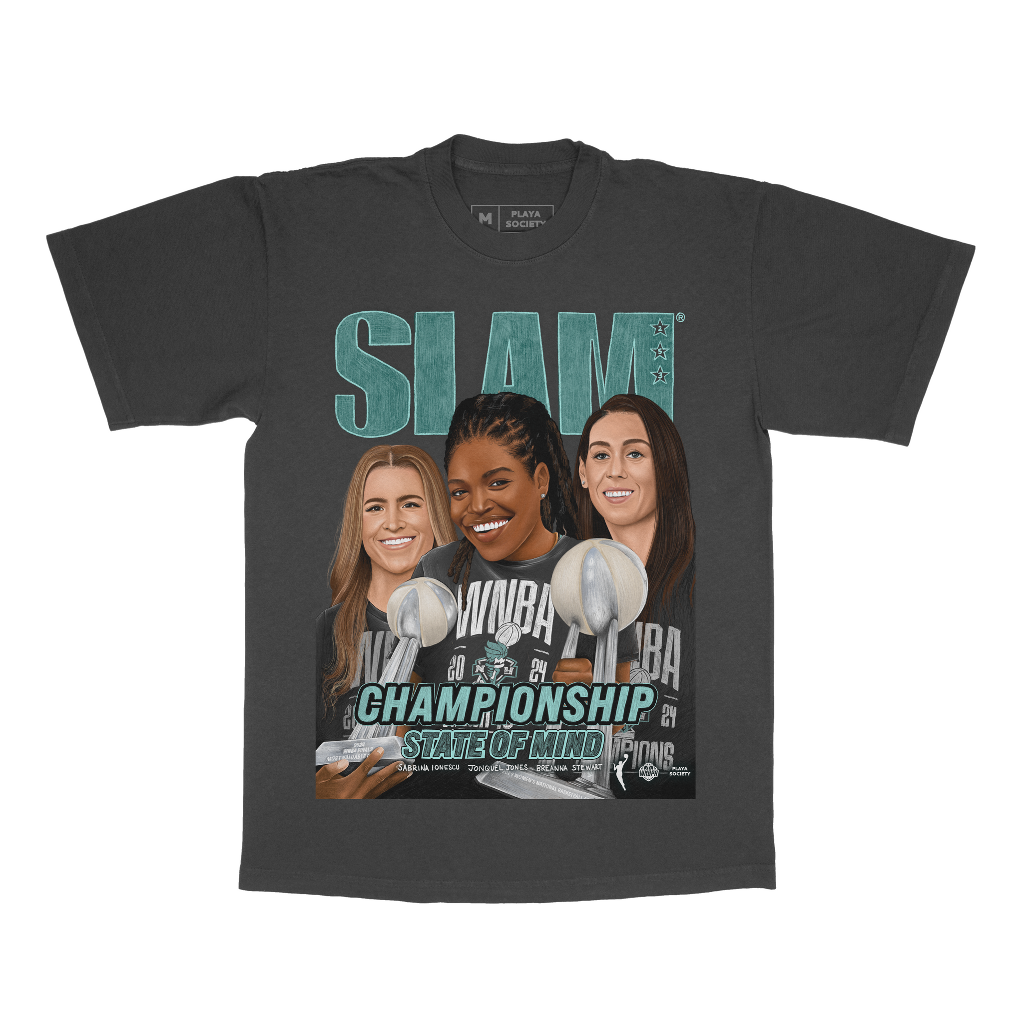 Playa Society X SLAM 2024 WNBA Champs T-Shirt