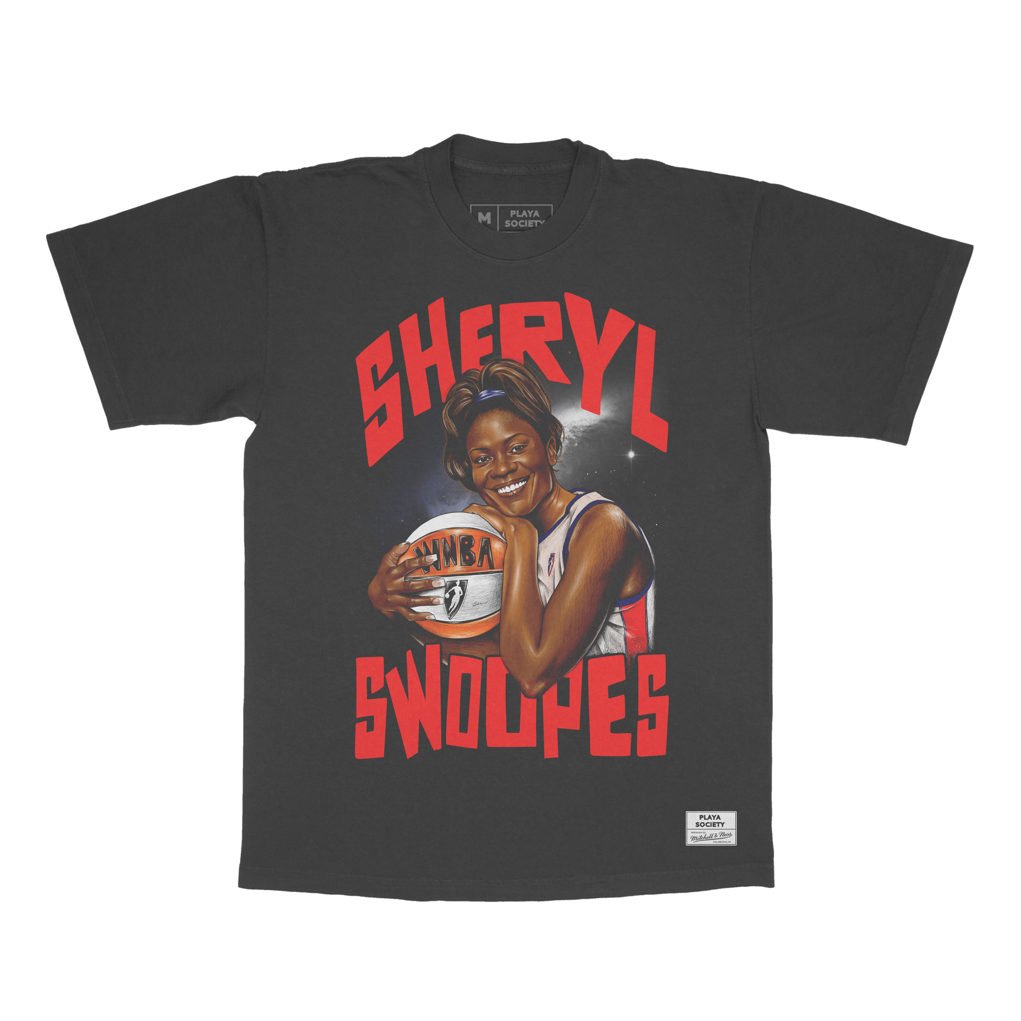 Playa Society x Mitchell & Ness Sheryl Swoopes T-shirt