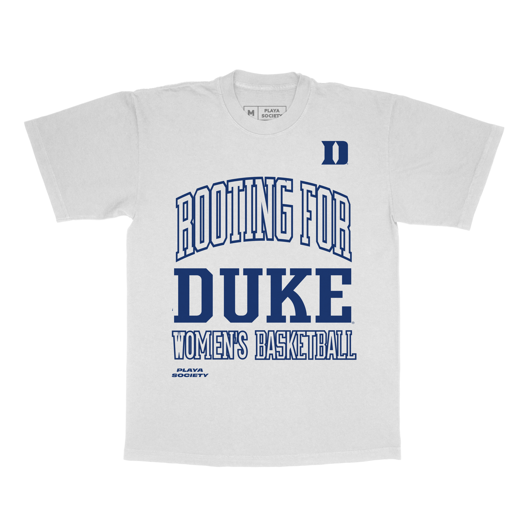 Playa Society x Duke "Rooting for Women's Basketball" T-Shirt