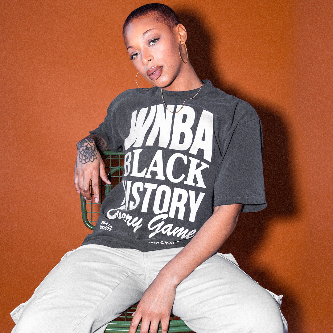 Playa Society WNBA Black History Every Game T-shirt