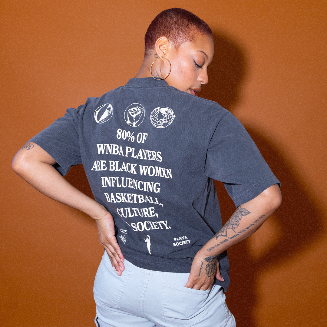 Playa Society WNBA Black History Every Game T-shirt