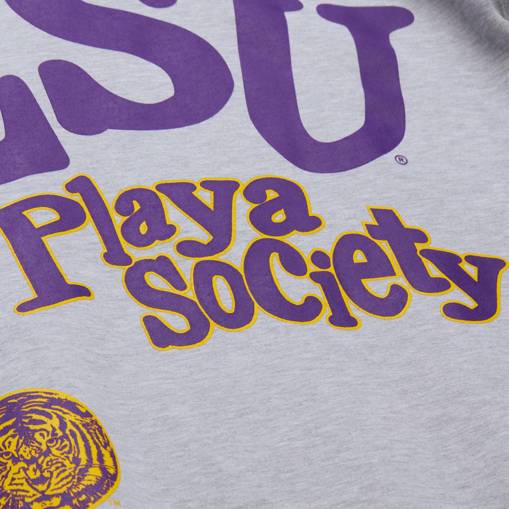 PLAYA SOCIETY X MITCHELL & NESS LSU CREWNECK