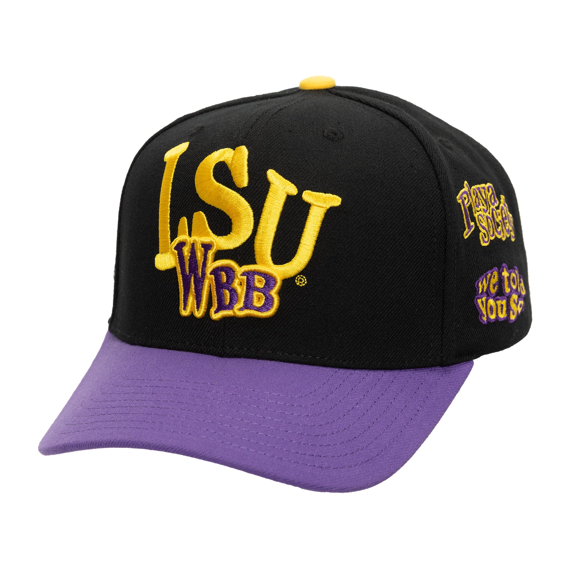 PLAYA SOCIETY X MITCHELL & NESS LSU SNAPBACK