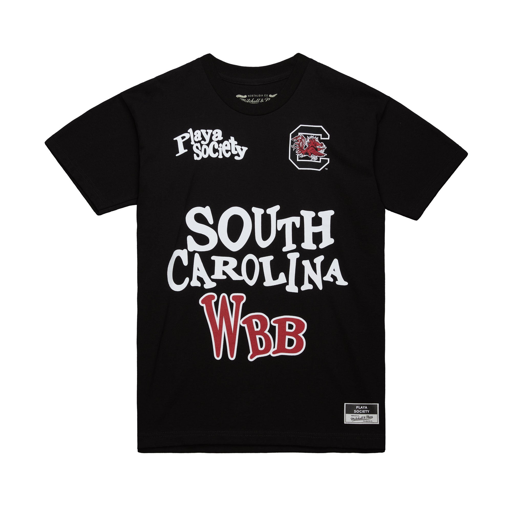 PLAYA SOCIETY X MITCHELL & NESS SOUTH CAROLINA T-SHIRT