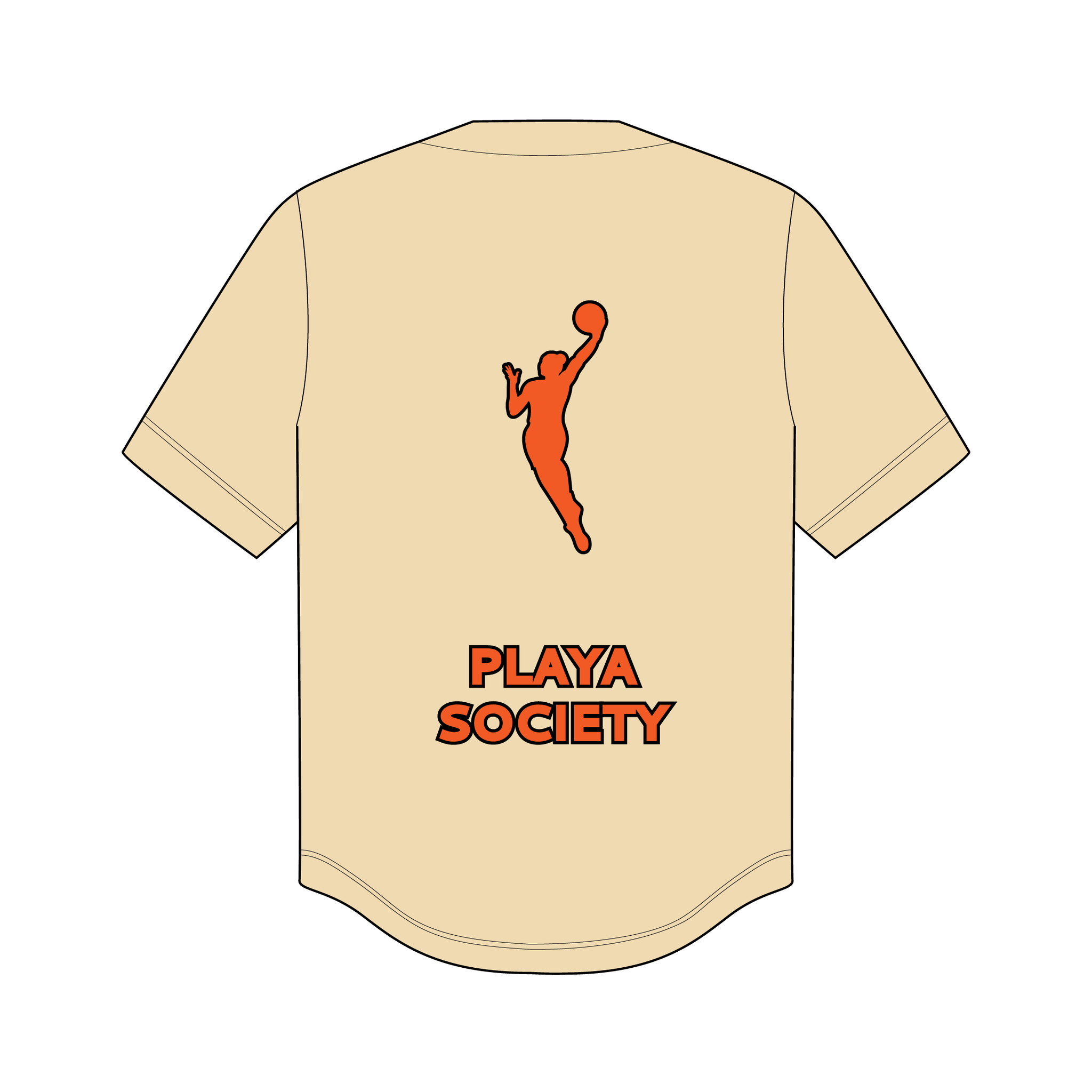 Playa Society WNBA Baseball Jersey