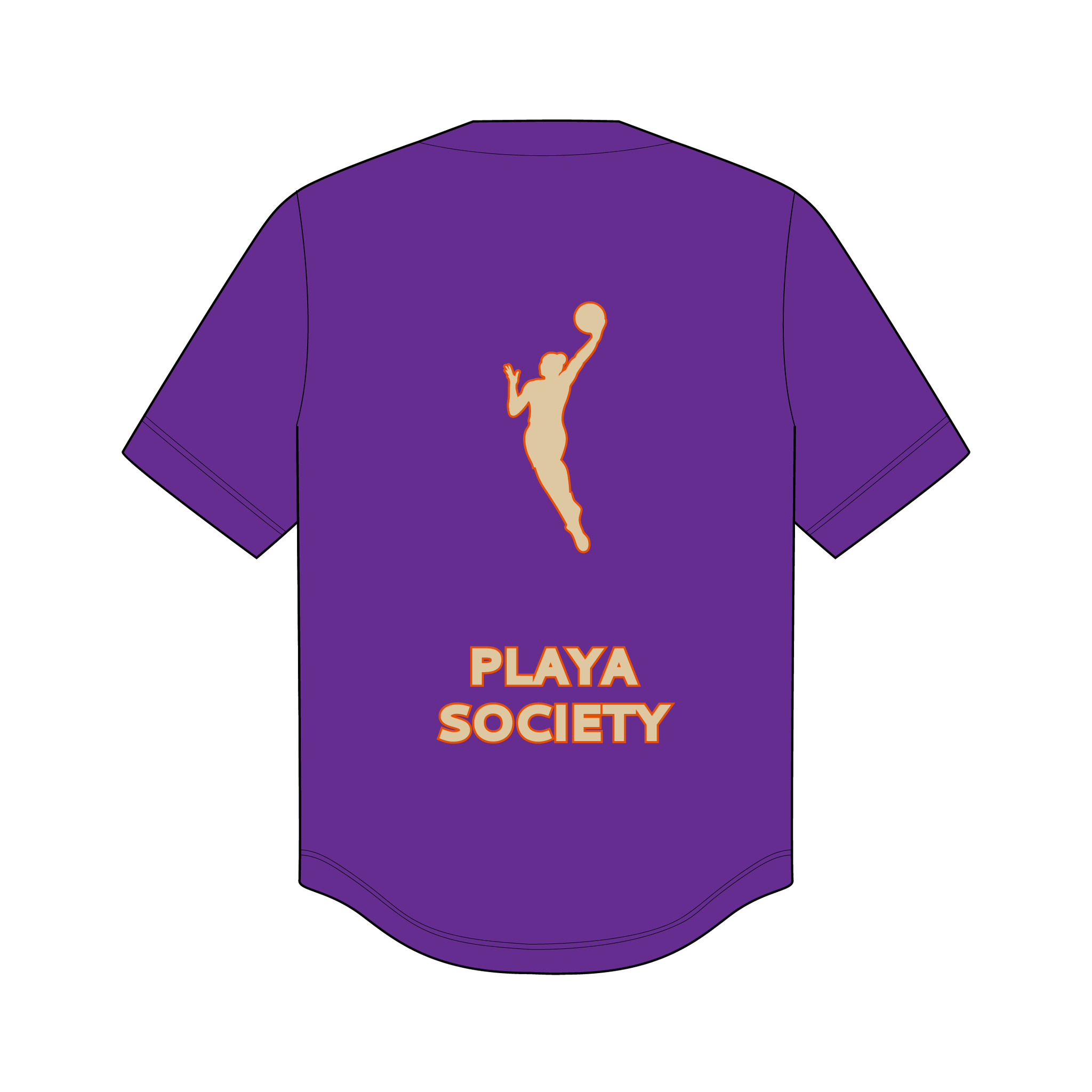 Playa Society WNBA Baseball Jersey